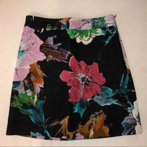 Milly Minis floral print skirt. Size 14